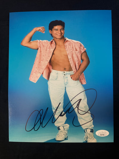 Mario Lopez signed Saved By The Bell 8X10 photo W/ JSA COA