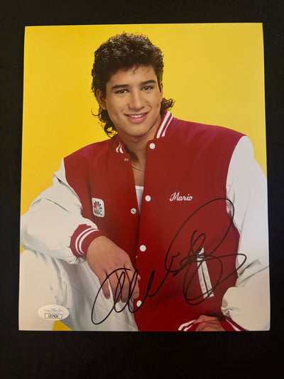Mario Lopez signed Saved By The Bell 8X10 photo W/ JSA COA