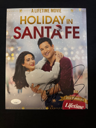 Mario Lopez signed Holiday In Santa Fe 8X10 photo W/ JSA COA