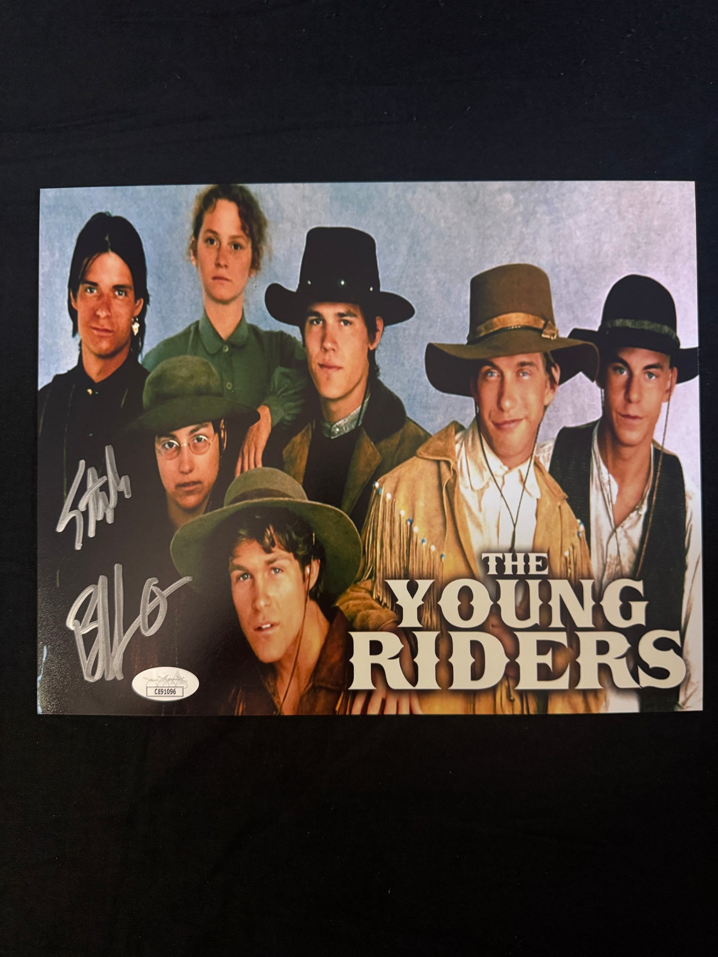 Stephen Baldwin signed The Young Riders 8X10 photo W/ JSA COA