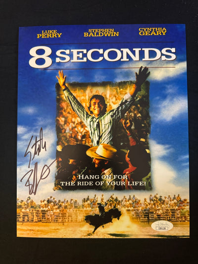 Stephen Baldwin signed 8 Seconds 8X10 photo W/ JSA COA