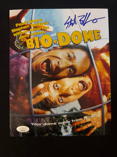 Stephen Baldwin signed Bio Dome 8X10 photo W/ JSA COA