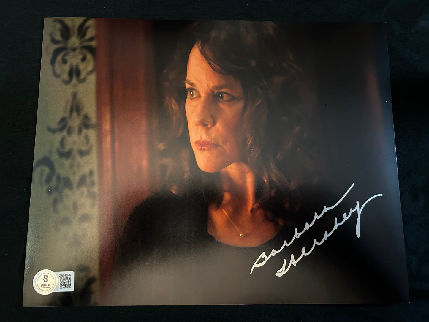 Barbara Hershey signed Insidious Chapter 2 8x10 photo W/Beckett witness COA