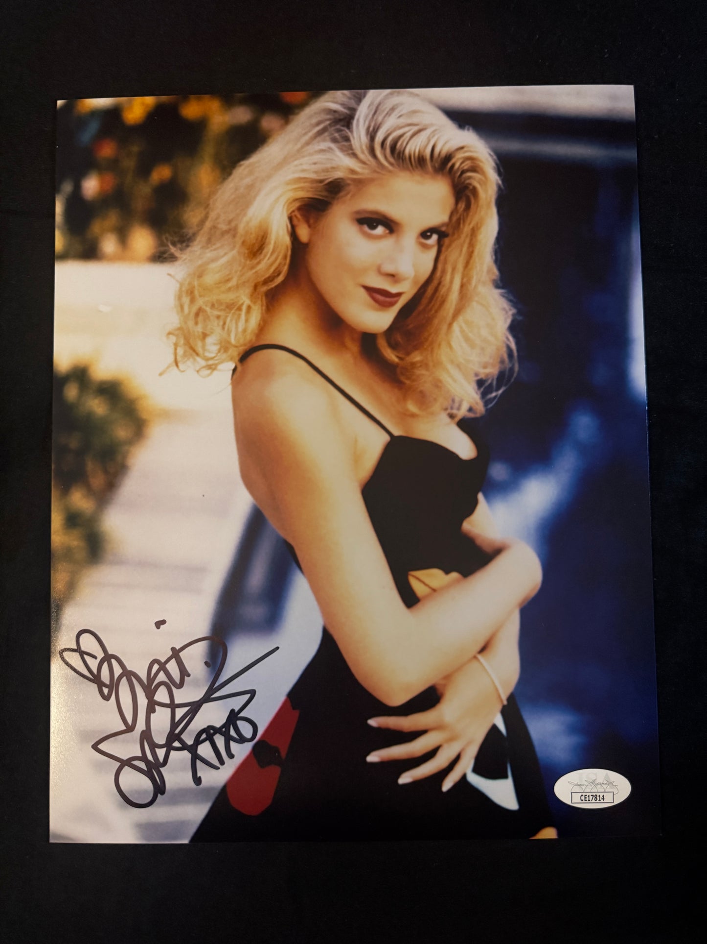 Tori Spelling signed 90210 8X10 photo W/ JSA COA