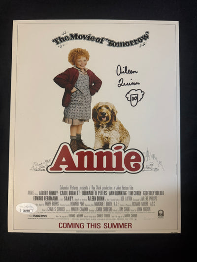 Aileen Quinn signed Annie 8X10 photo W/ JSA COA