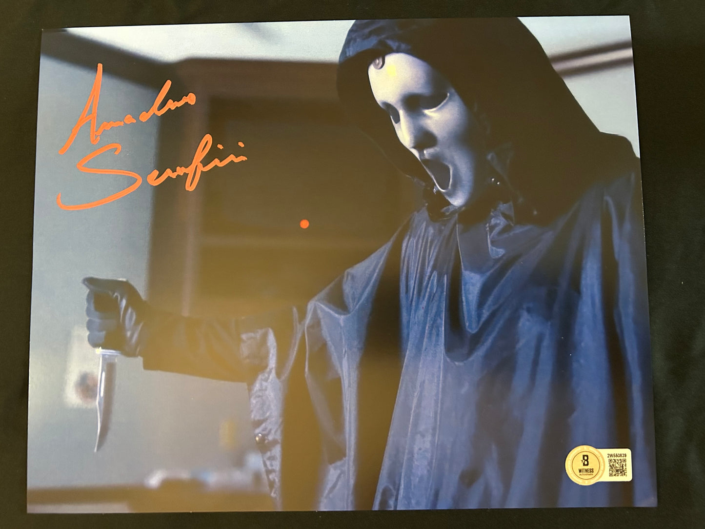 Amadeus Serafini signed Scream The TV Series 8x10 photo W/Beckett witness COA
