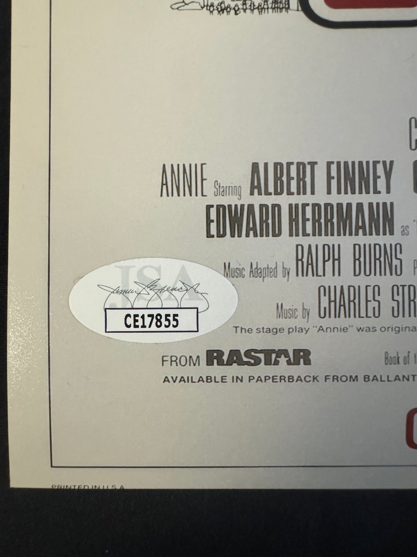 Aileen Quinn signed Annie 8X10 photo W/ JSA COA