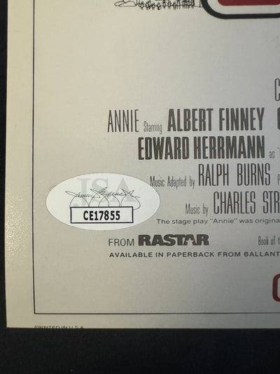 Aileen Quinn signed Annie 8X10 photo W/ JSA COA