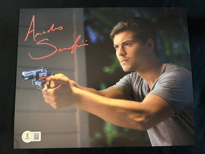 Amadeus Serafini signed Scream The TV Series 8x10 photo W/Beckett witness COA