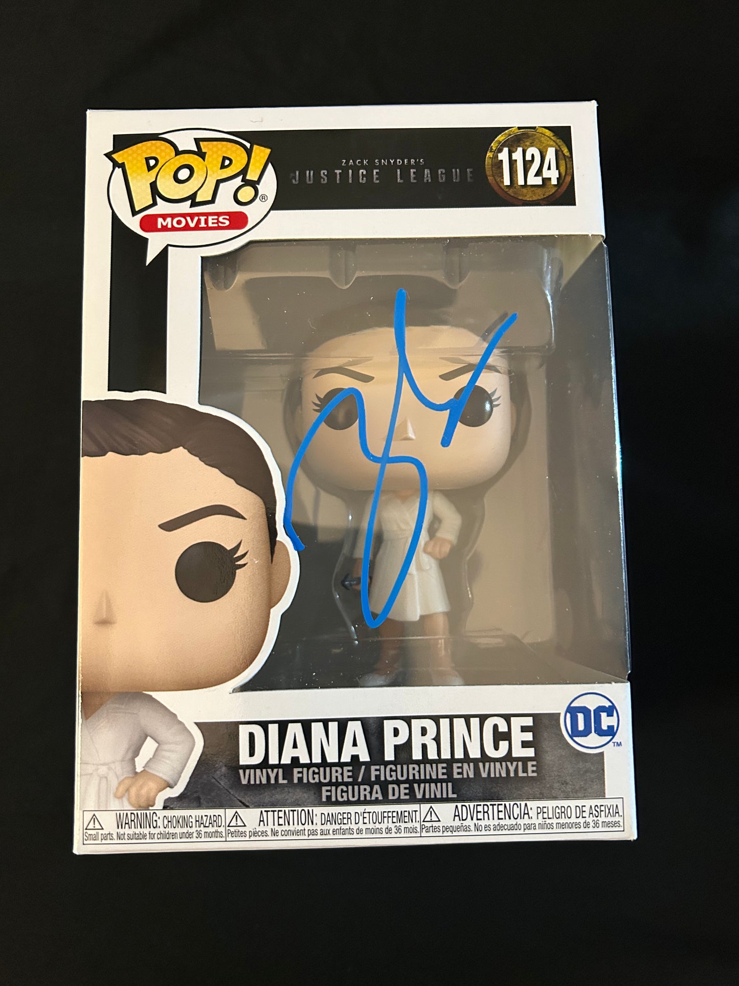 Zack Snyder signed Diana Prince Justice League Funko Pop W/ Beckett COA