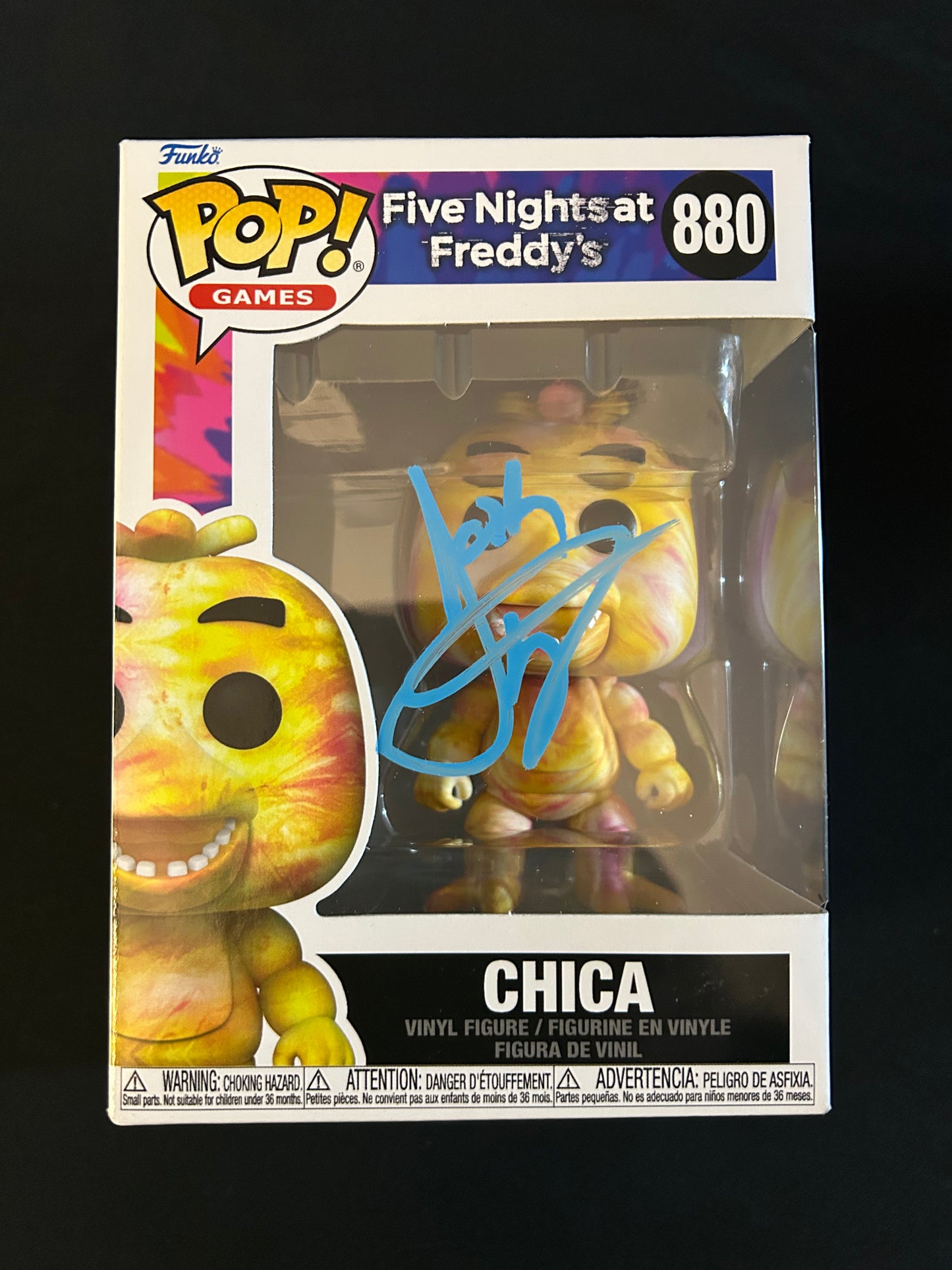 Josh Hutcherson signed Five Nights at Freddy's (Chica) Funko Pop W/ Beckett COA