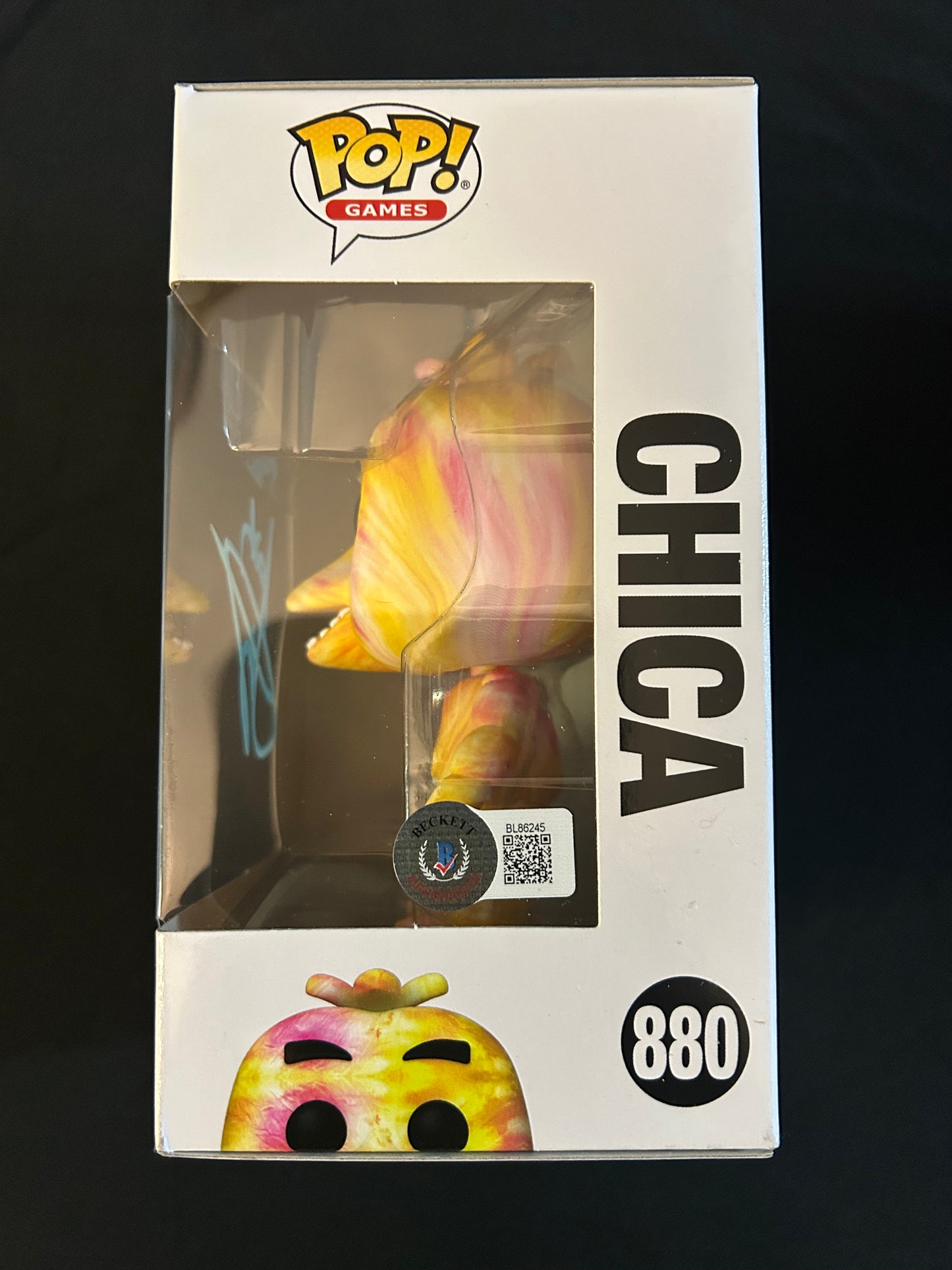 Josh Hutcherson signed Five Nights at Freddy's (Chica) Funko Pop W/ Beckett COA