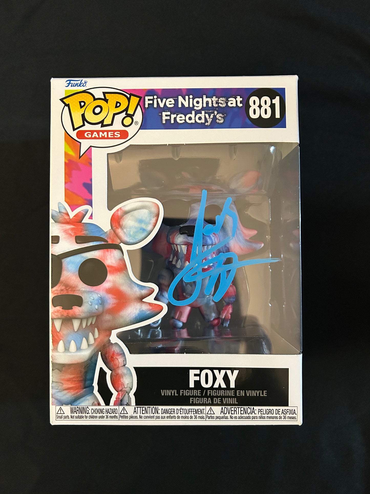 Josh Hutcherson signed Five Nights at Freddy's (Foxy) Funko Pop W/ Beckett COA