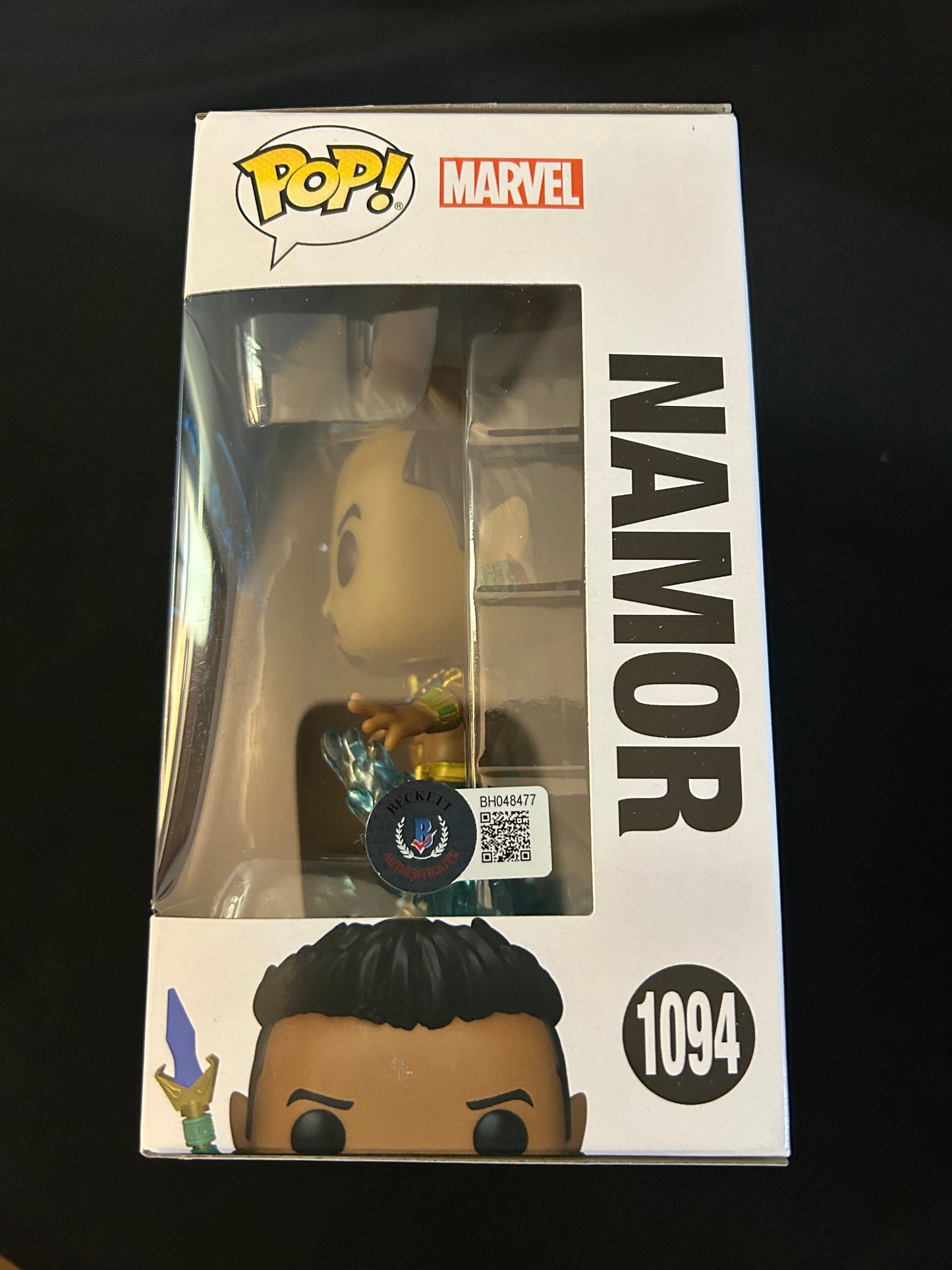 Tenoch Huerta signed Wakanda Forever Namor Funko Pop W/ Beckett COA