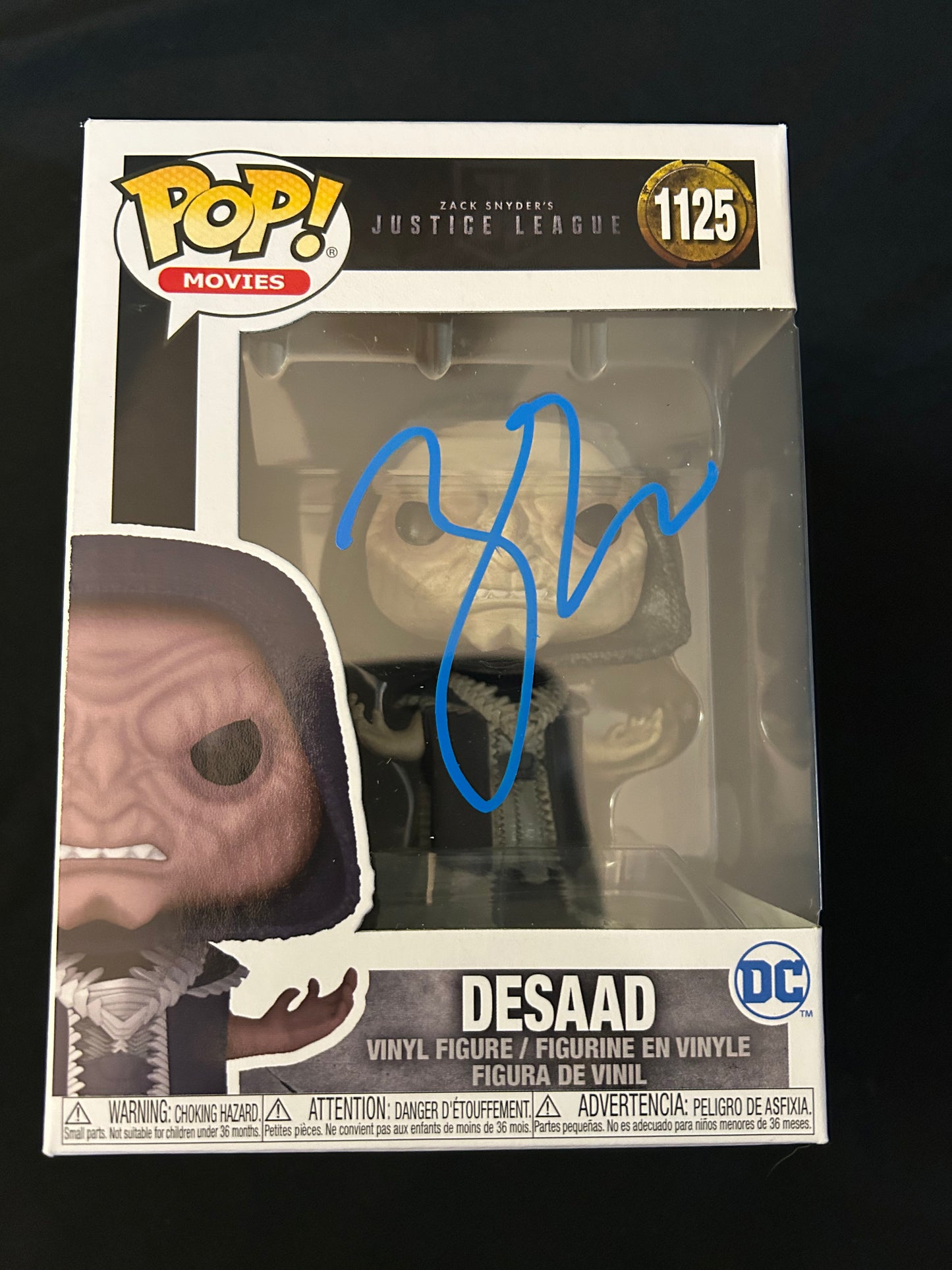 Zack Synder signed Justice League Desaad Funko Pop W/ Beckett COA