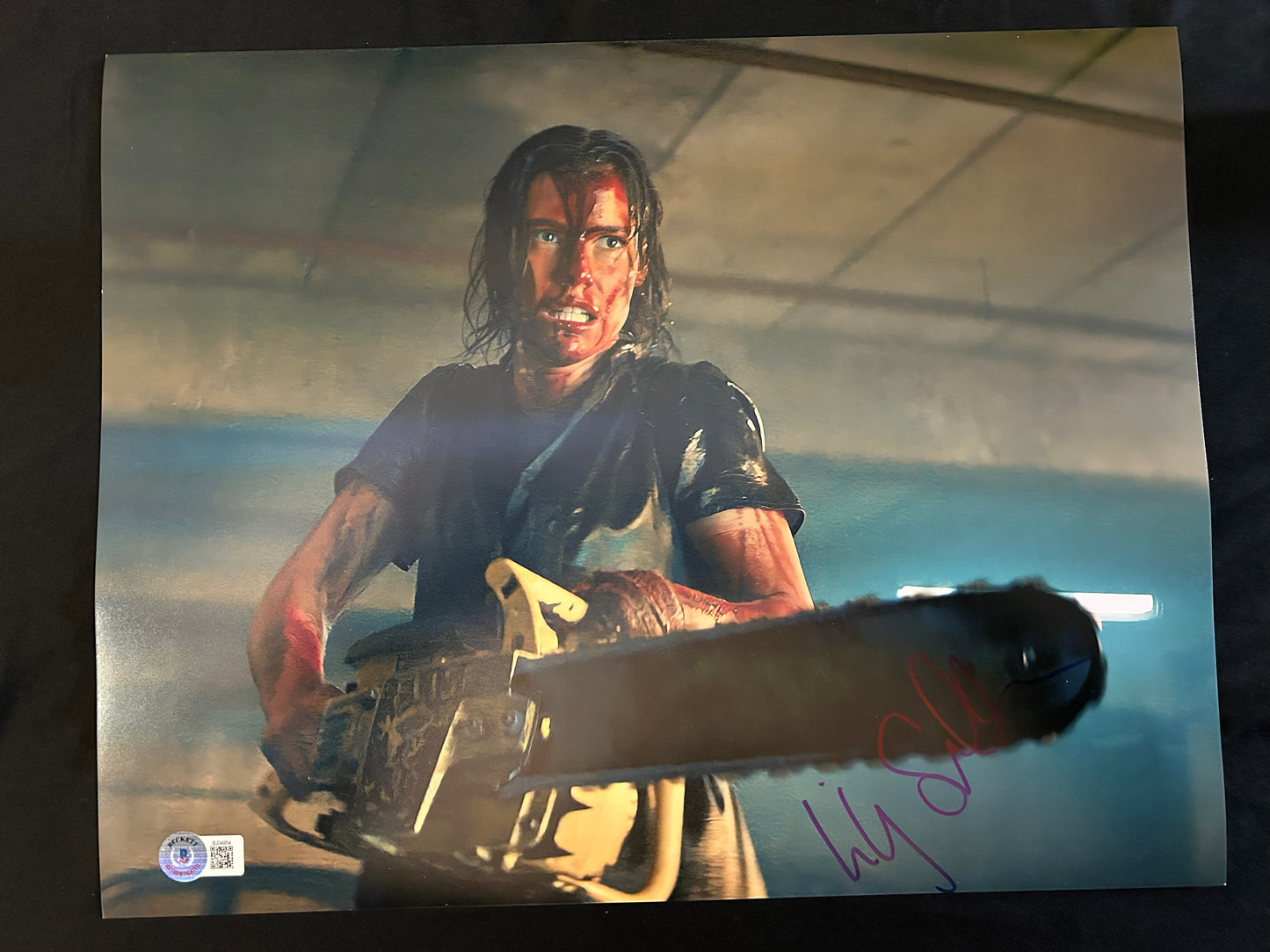 Lily Sullivan signed Evil Dead Rise 11x14 photo W/Beckett COA