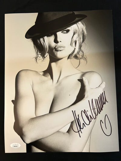 Heidi Klum signed 11x14 photo W/ JSA COA