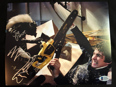 Joe Dante & Michael Winslow signed Gremlins 8X10 photo W/ Beckett COA