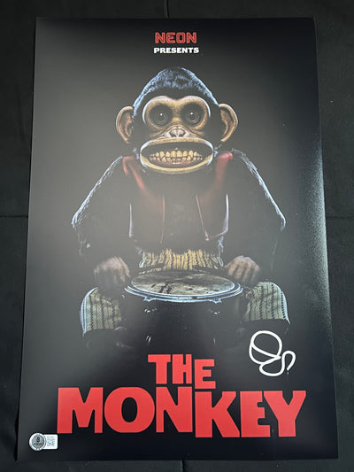 Osgood Perkins signed The Monkey 12x18 photo W/ Beckett COA
