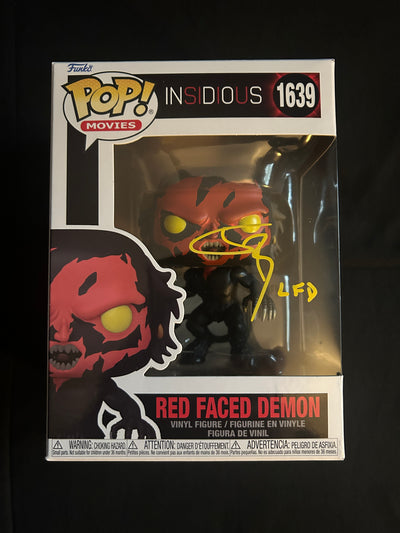 Joseph Bishara signed Insidious Red Faced Demon Funko Pop W/ Beckett witness COA