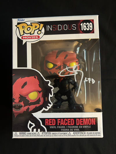 Joseph Bishara signed Insidious Red Faced Demon Funko Pop W/ Beckett witness COA