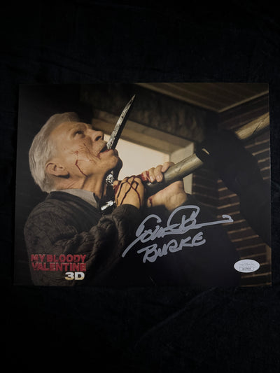Tom Atkins signed  8X10 photo W/ JSA COA