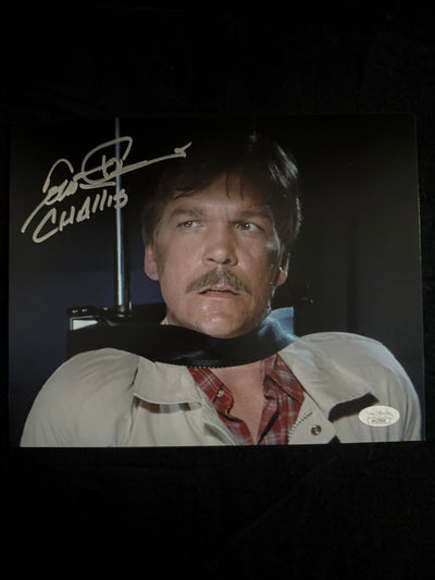 Tom Atkins signed  8X10 photo W/ JSA COA