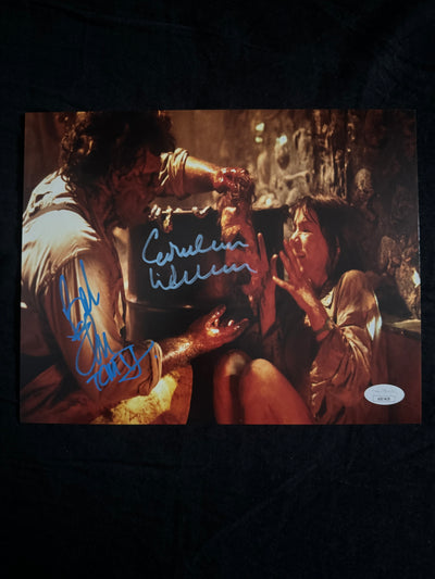 Caroline Williams & Bob Elmore signed  8X10 photo W/ JSA COA