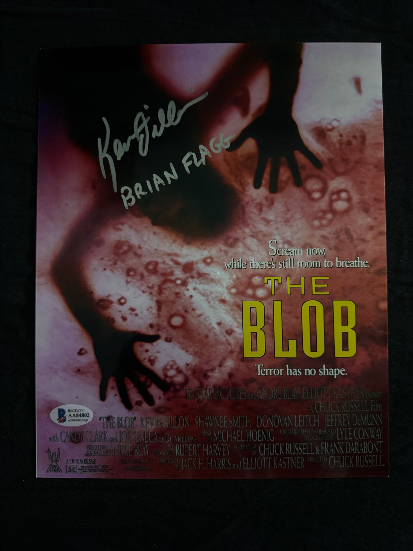 Kevin Dillon signed  8X10 photo W/ Beckett COA