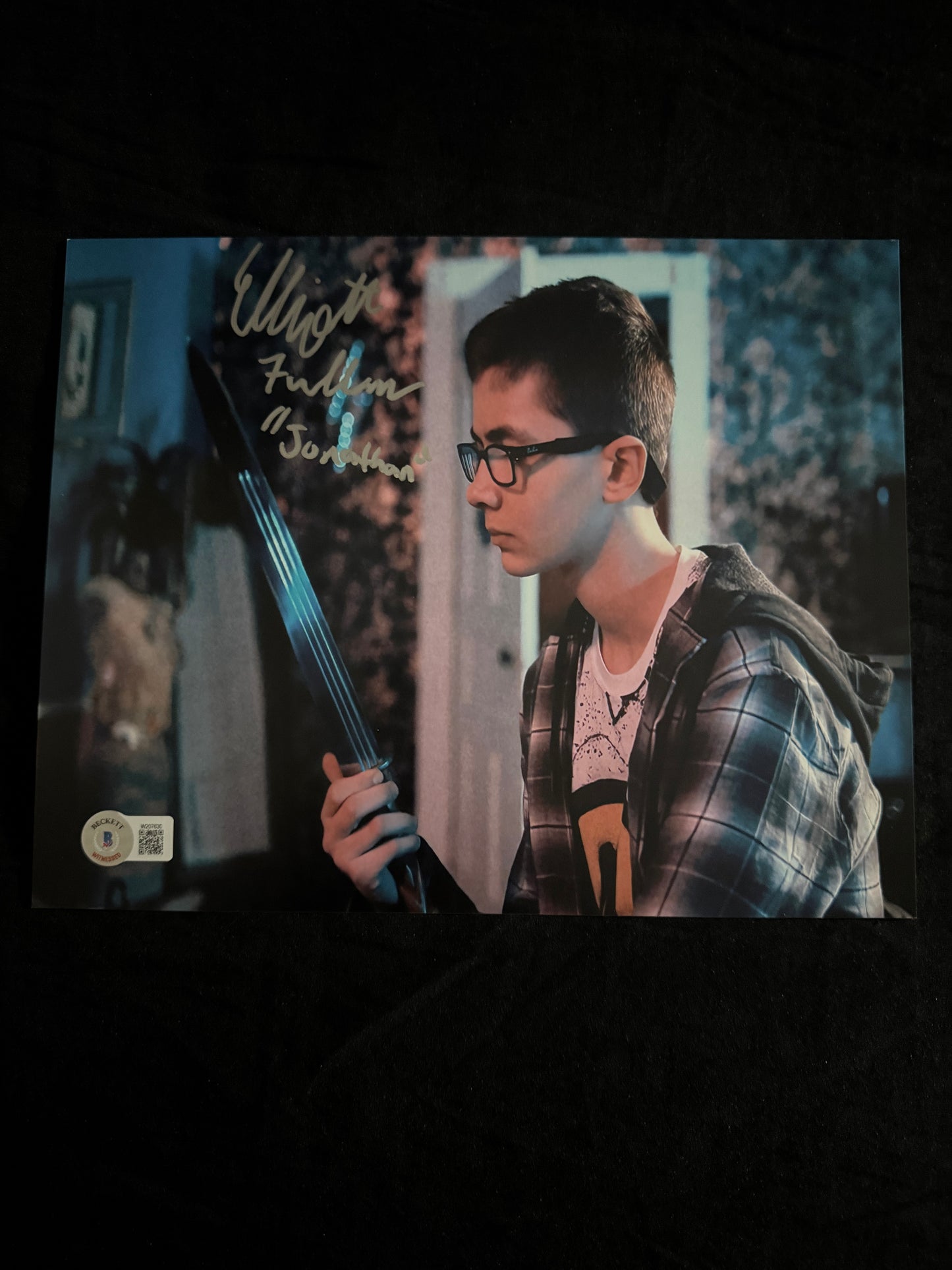 Elliott Fullam signed  8X10 photo W/ Beckett COA