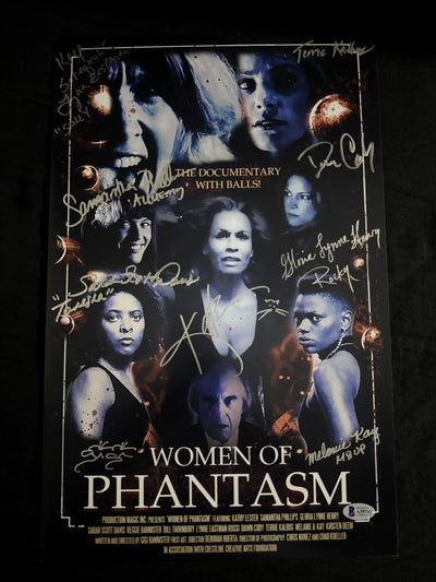 Women Of Phantasm signed X8 11X17 Photo W/ JSA COA