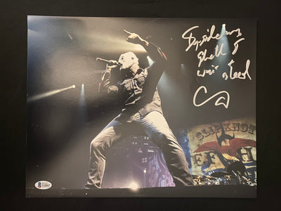 Corey Taylor signed & inscribed 11x14 photo W/ Beckett COA