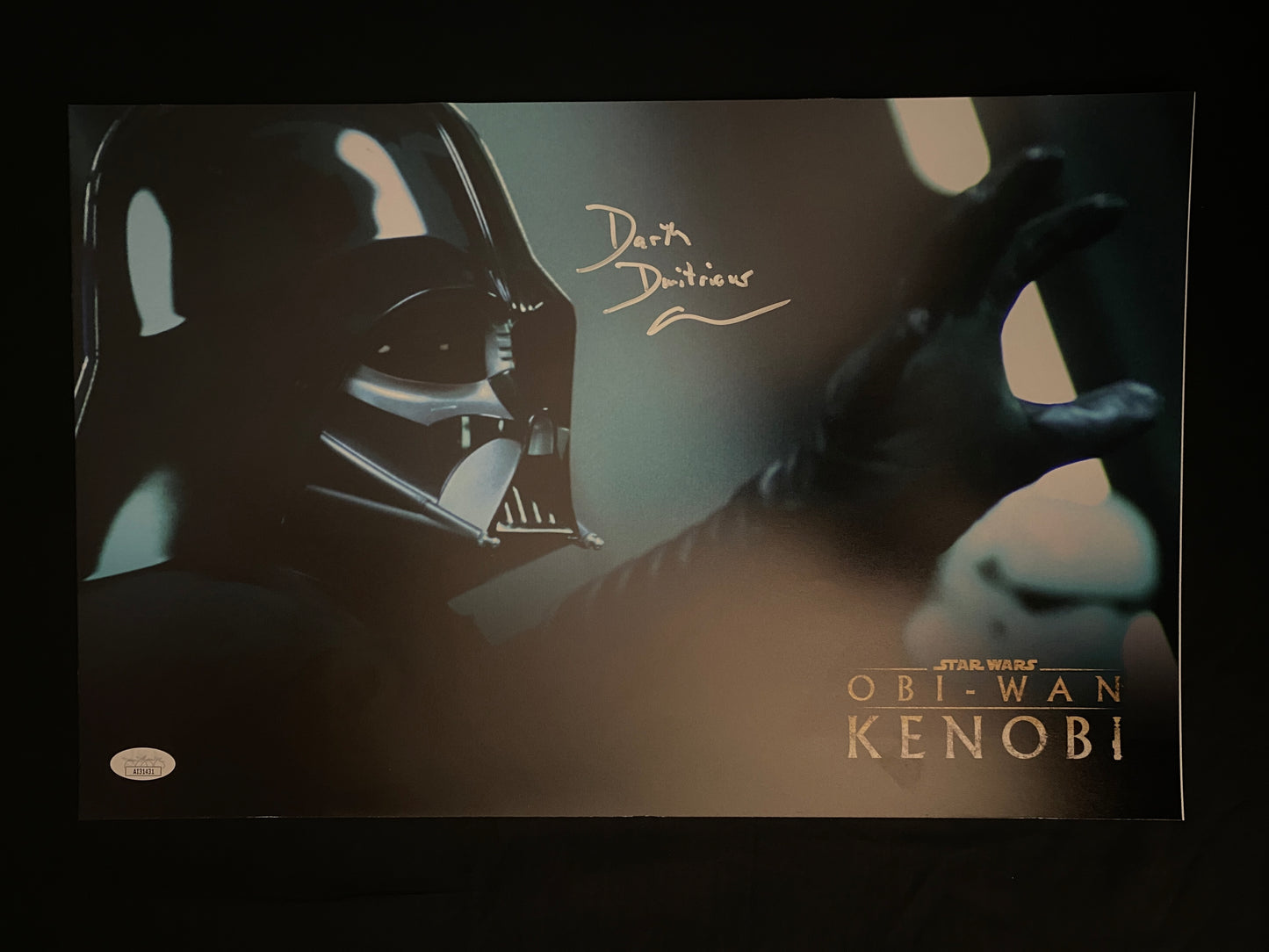 Dmitrious Bistrevsky signed Obi - Wan Kenobi Star Wars 11x17 photo W/ JSA COA