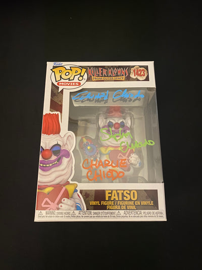 Chiodo Brothers Signed Killer Klowns From Outter Space Fatso Funko Pop W/ Beckett COA