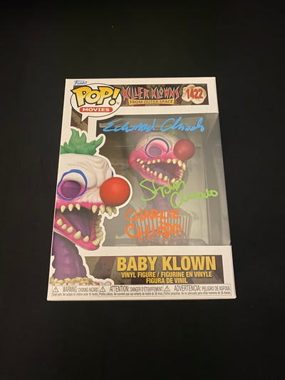 Chiodo Brothers Signed Killer Klowns From Outter Space Baby Klown Funko Pop W/ Beckett COA