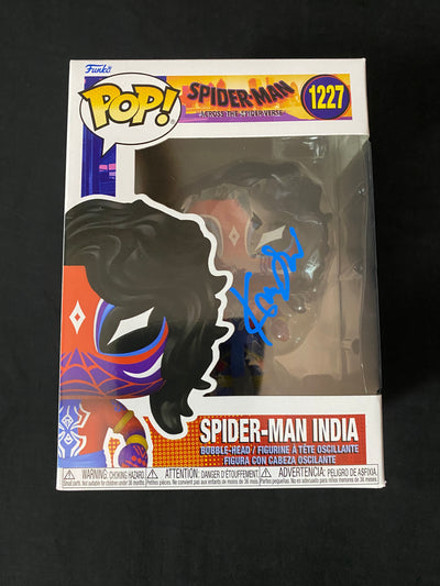 Karan Soni Signed Funko Pop Spider-Man India 1227 Spider-Verse W/ Beckett COA