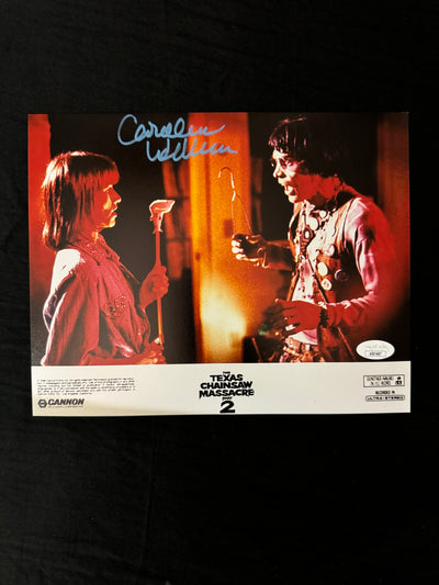 Caroline Williams signed The Texas Chainsaw Massacre II 8X10 photo W/ JSA COA