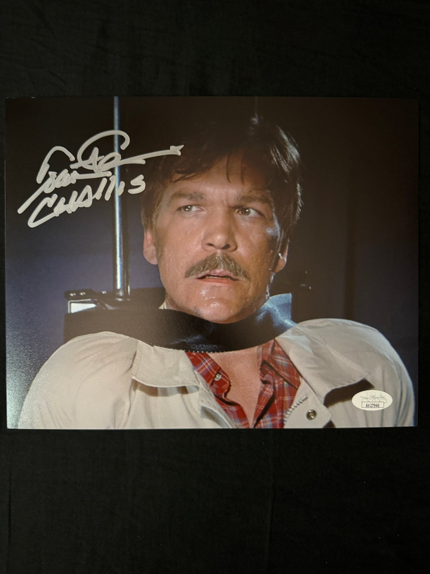 Tom Atkins signed Halloween 3: Season of the WItch  8X10 photo W/ JSA COA
