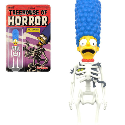 The Simpsons Treehouse of Horror Skeleton Marge Simpson 3 3/4-Inch ReAction Figure
