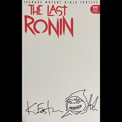 The Last Ronin #1 Blank Sketch Cover Variant Fan Club Edition signed and Sketched by Kevin Eastman (RARE)