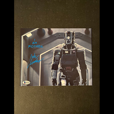 Luke Hawker signed I Am Mother (I Am Mother inscribed) 8X10 photo W/ Beckett COA