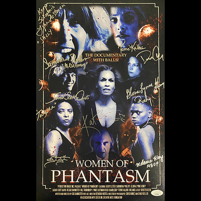 Women Of Phantasm signed X8 11X17 Photo W/ JSA COA