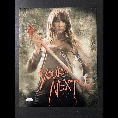 Sharni Vinson signed You're Next 11X14 Photo W/ JSA COA