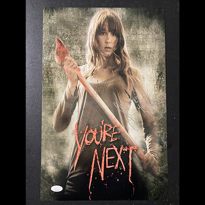 Sharni Vinson signed You're Next 11X17 Photo W/ JSA COA