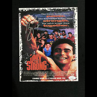 Frank Dux signed Only The Strong 8X10 Photo W/ JSA COA