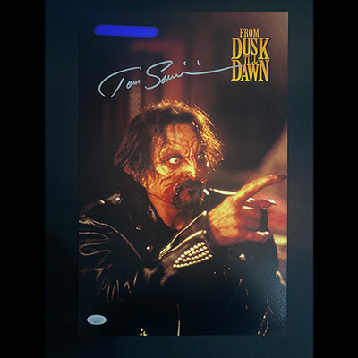 Tom Savini Signed 11x17 From Dusk Till Dawn photo W/ JSA COA