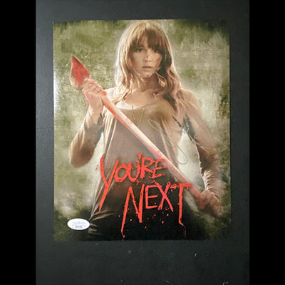 Sharni Vinson signed You're Next 8X10 Photo W/ JSA COA